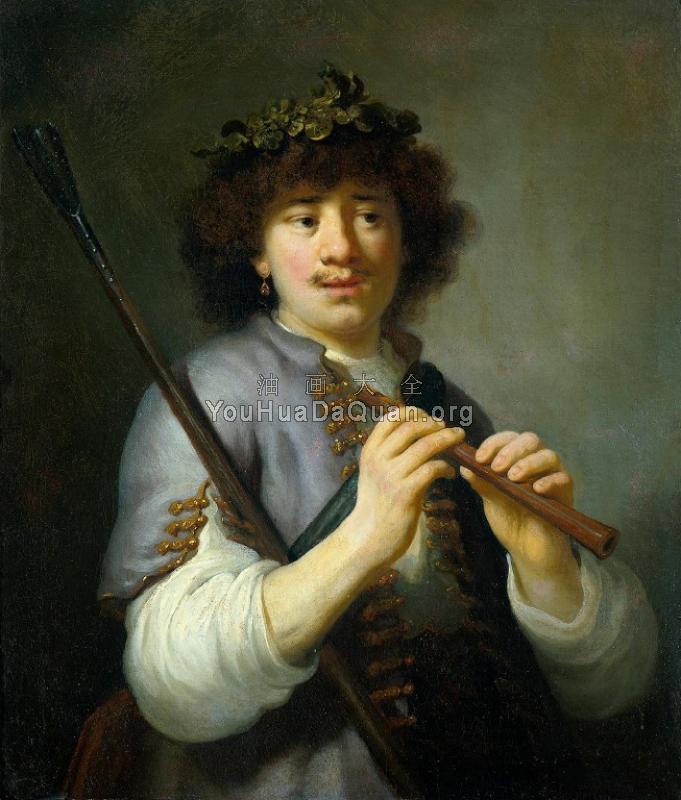 Rembrandt as Shepherd - 霍弗特·特尼斯·弗林克